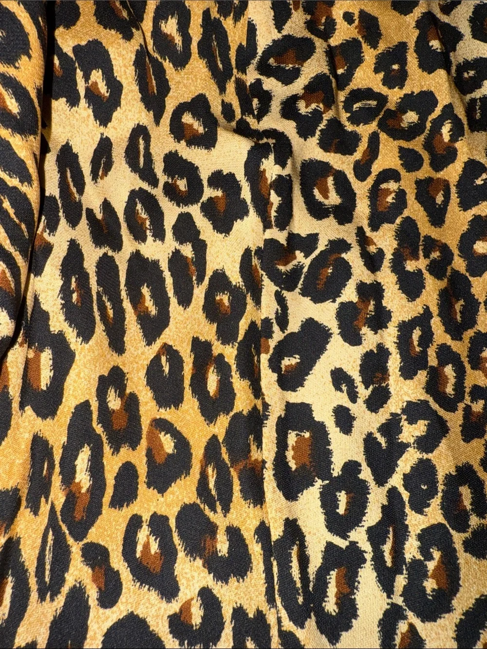 Michael Kors silk NWOT Leopard Print A-Line Women's Skirt - Tan and Black